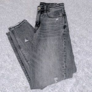 American Eagle dark wash mom jeans